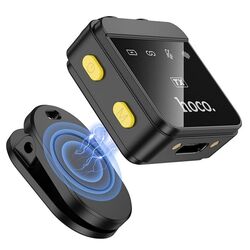 Microfon cu buclă fara fir Hoco L17 Magnetic (Black) Thumb