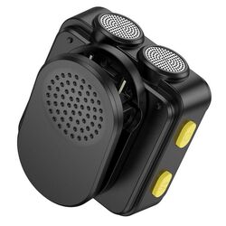 Microfon cu buclă fara fir Hoco L17 Magnetic (Black) Thumb