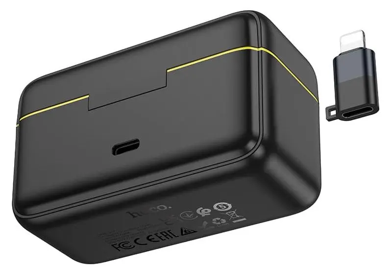 Microfon cu buclă fara fir Hoco L17 Magnetic (Black)