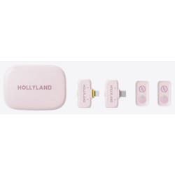 Microfon cu buclă fara fir Hollyland Lark A1 Combo (Cloud Pink) Thumb