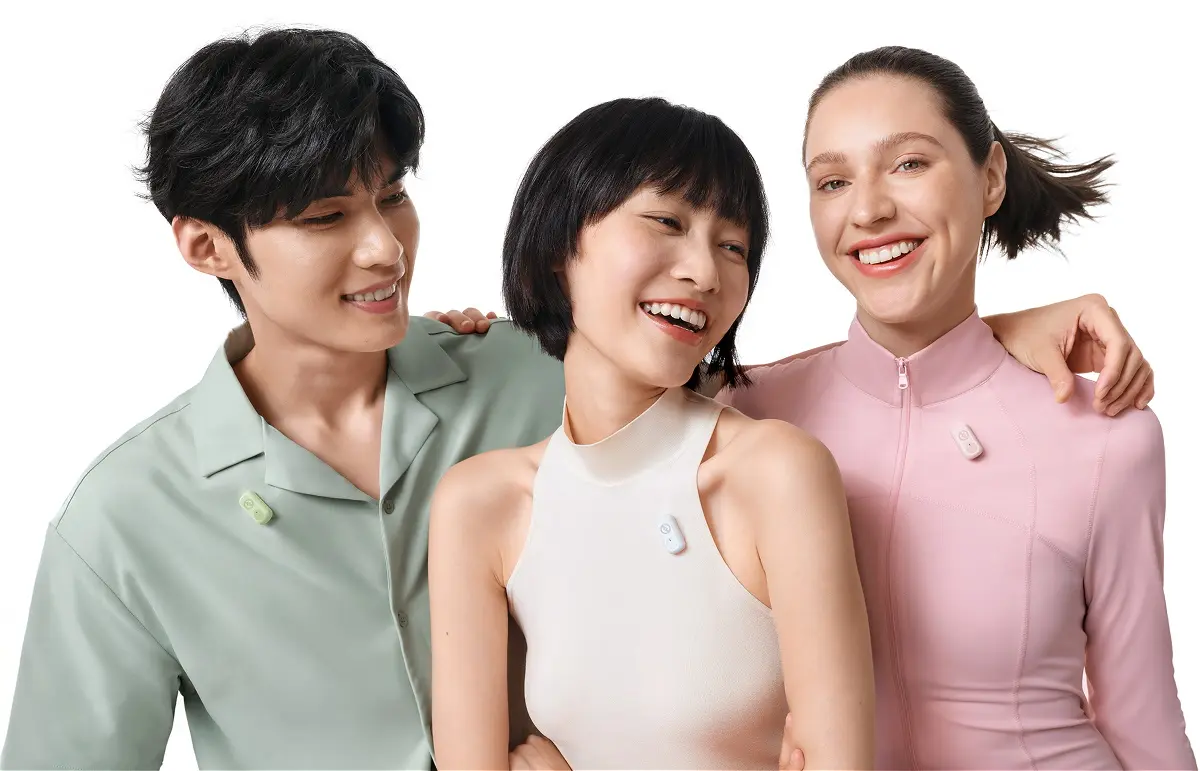 Microfon cu buclă fara fir Hollyland Lark A1 Combo (Cloud Pink)