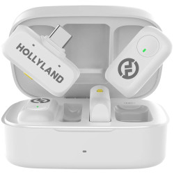 Беспроводной петличный микрофон Hollyland Lark A1 Combo (Ivory White) Thumb