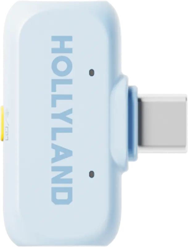 Беспроводной петличный микрофон Hollyland Lark A1 Combo (Sky Blue) - 4