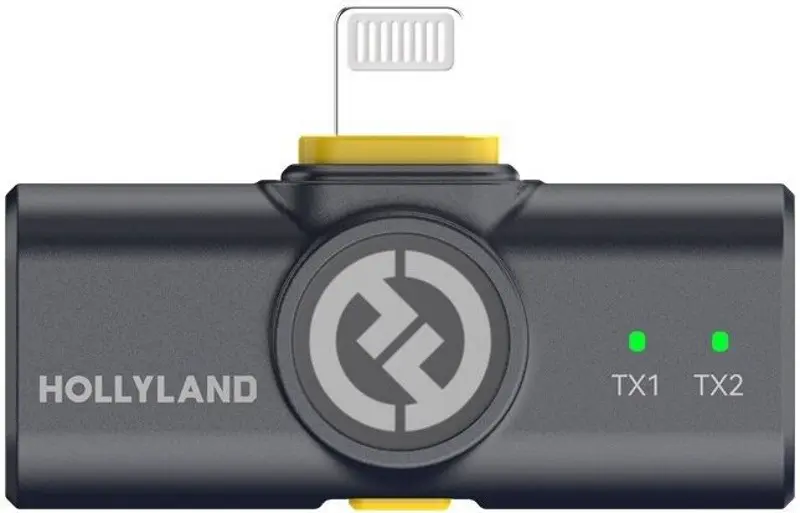 Microfon cu buclă fara fir Hollyland Lark M2 Lightning (Shine Charcoal)