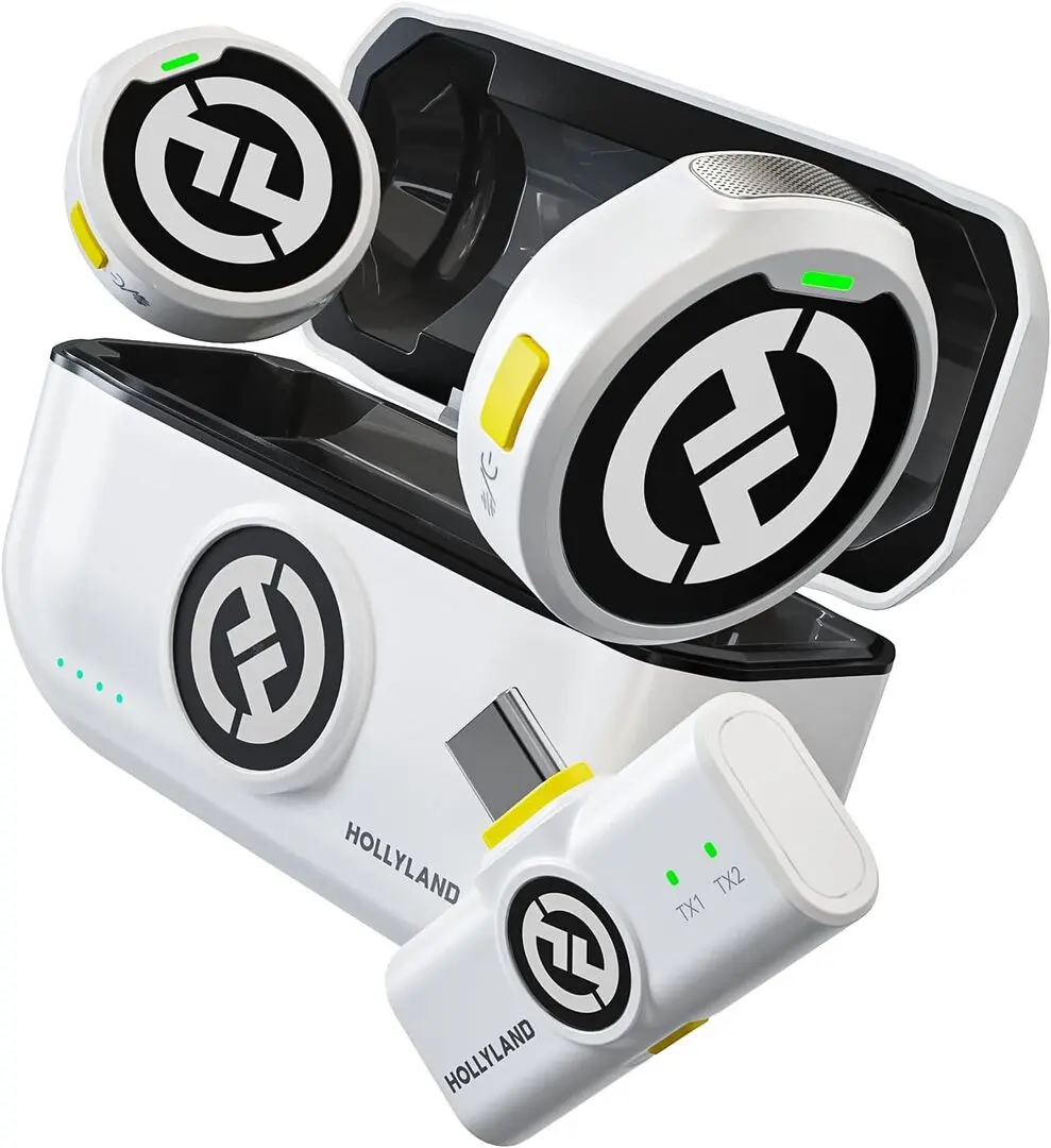 Беспроводной петличный микрофон Hollyland Lark M2 USB-C (Ivory White)