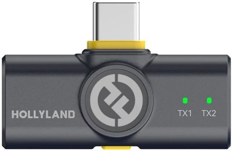 Microfon cu buclă fara fir Hollyland Lark M2 USB-C (Shine Charcoal)