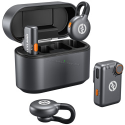 Microfon cu buclă fara fir Hollyland Lark M2S Combo (Space Gray)