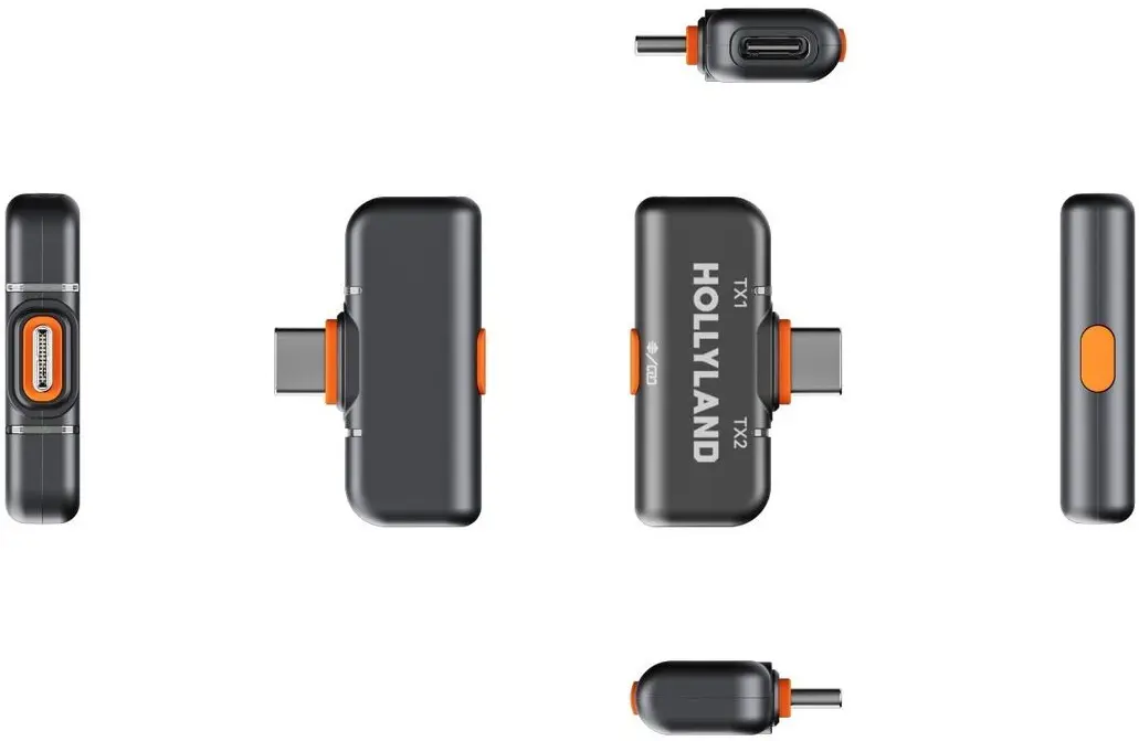 Беспроводной петличный микрофон Hollyland Lark M2S Duo (Space Gray)