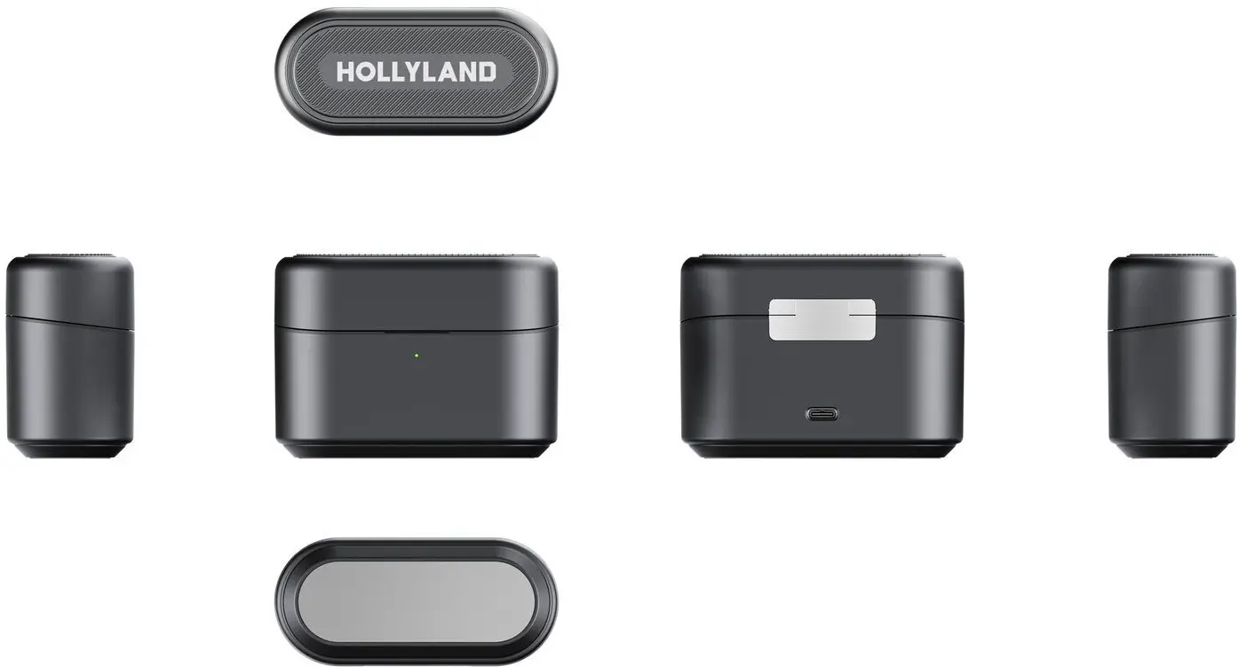 Беспроводной петличный микрофон Hollyland Lark M2S Duo (Space Gray)