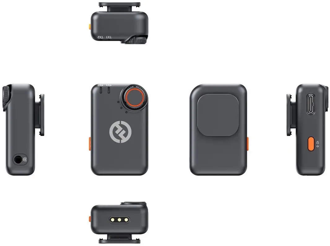 Беспроводной петличный микрофон Hollyland Lark M2S Mini Combo (Space Gray)