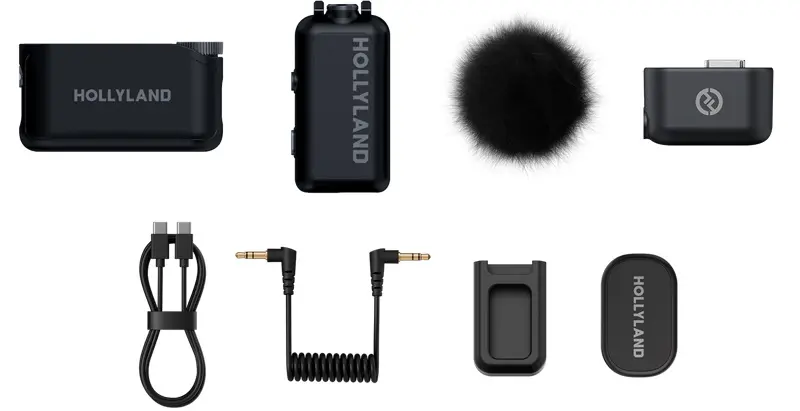 Microfon cu buclă fara fir Hollyland Lark Max 2 Solo (Black)