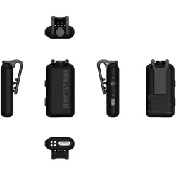 Microfon cu buclă fara fir Hollyland Lark Max 2 Ultimate Combo (Black) Thumb