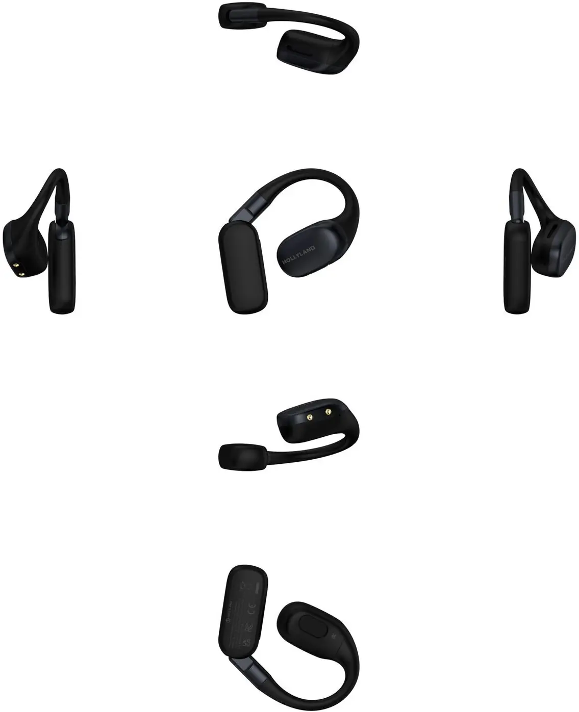 Microfon cu buclă fara fir Hollyland Lark Max 2 Ultimate Combo (Black)