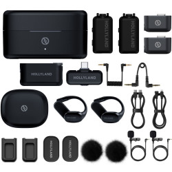 Microfon cu buclă fara fir Hollyland Lark Max 2 Ultimate Combo (Black) Thumb