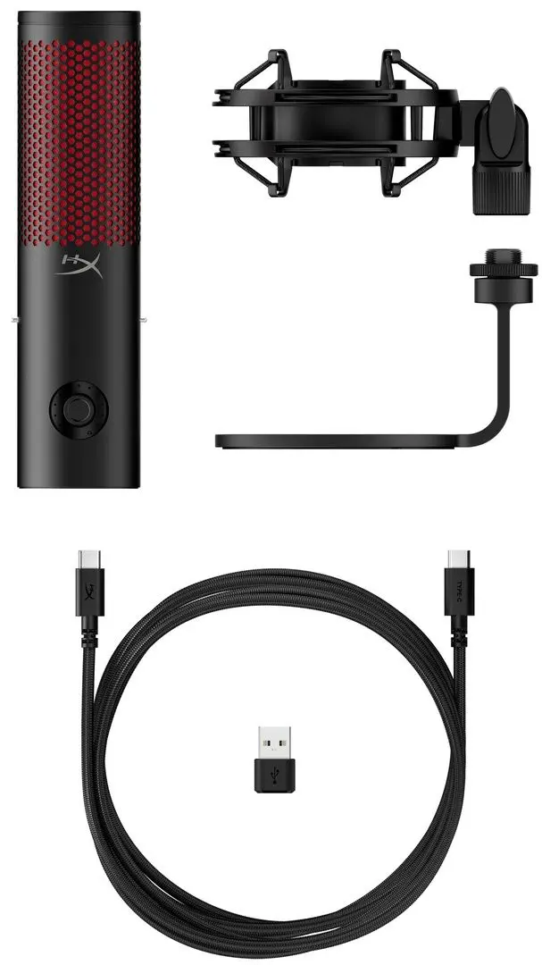 Microfon HyperX QuadCast 2 (Black/Red)