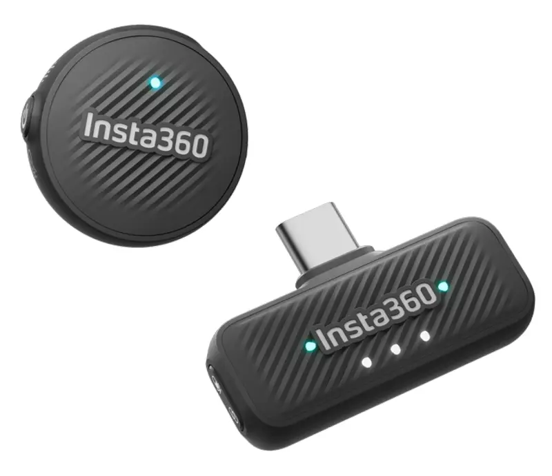 Беспроводной петличный микрофон Insta360 Mic Air 1 TX + 1 RX (Black) - 2