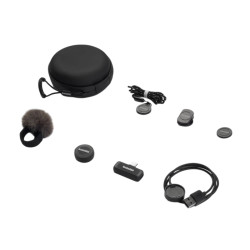 Беспроводной петличный микрофон Insta360 Mic Air 1 TX + 1 RX (Black) Thumb