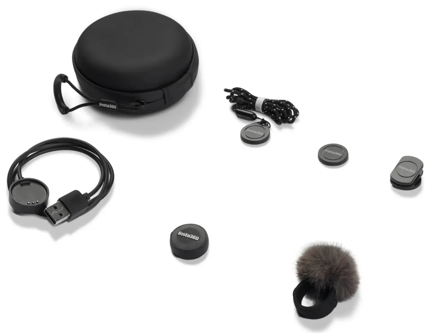 Microfon cu buclă fara fir Insta360 Mic Air Transmitter (Black) - 5