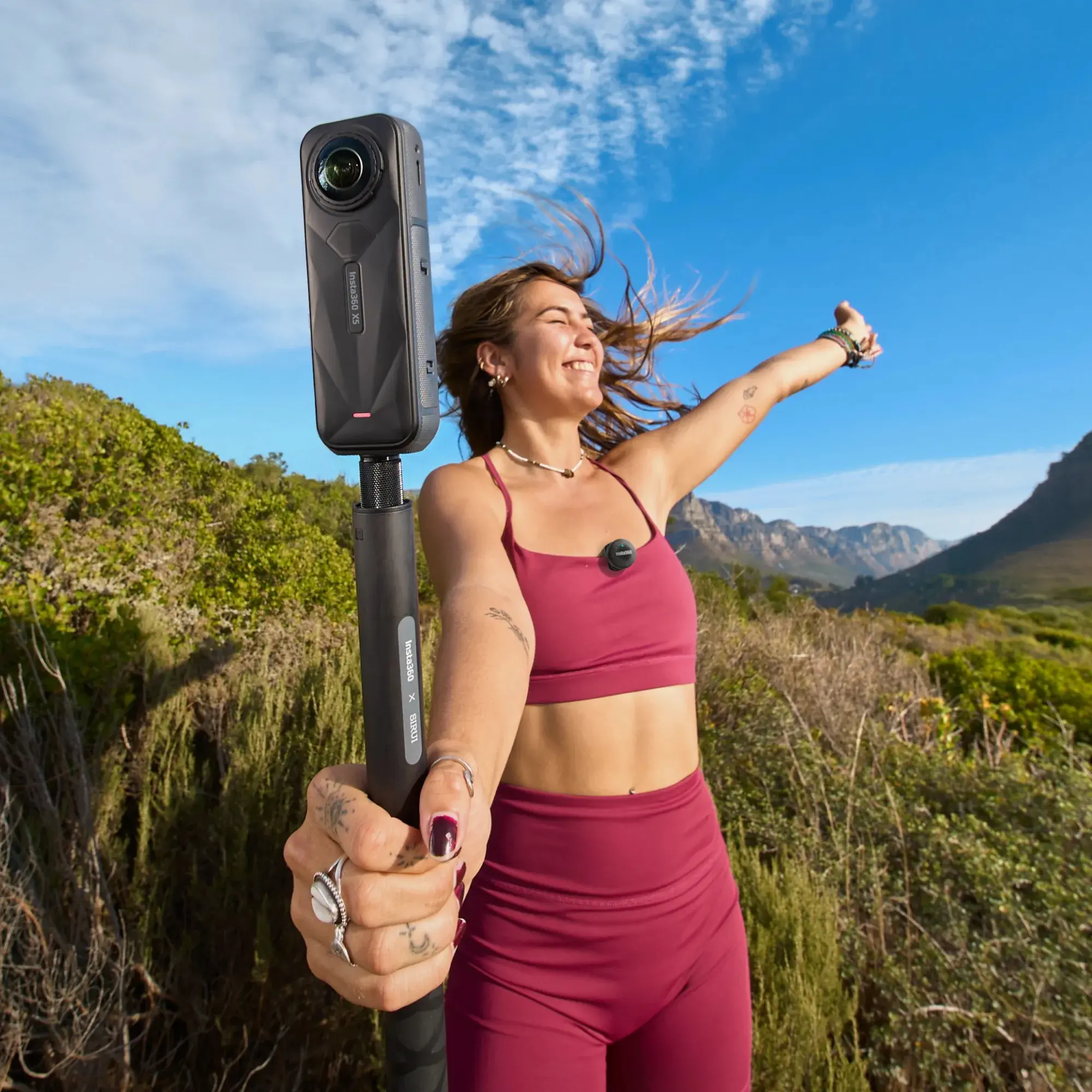 Microfon cu buclă fara fir Insta360 Mic Air Transmitter (Black) - 6