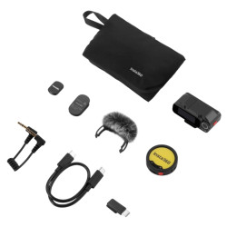 Microfon cu buclă fara fir Insta360 Mic Pro 1 TX + 1 RX (Black) Thumb