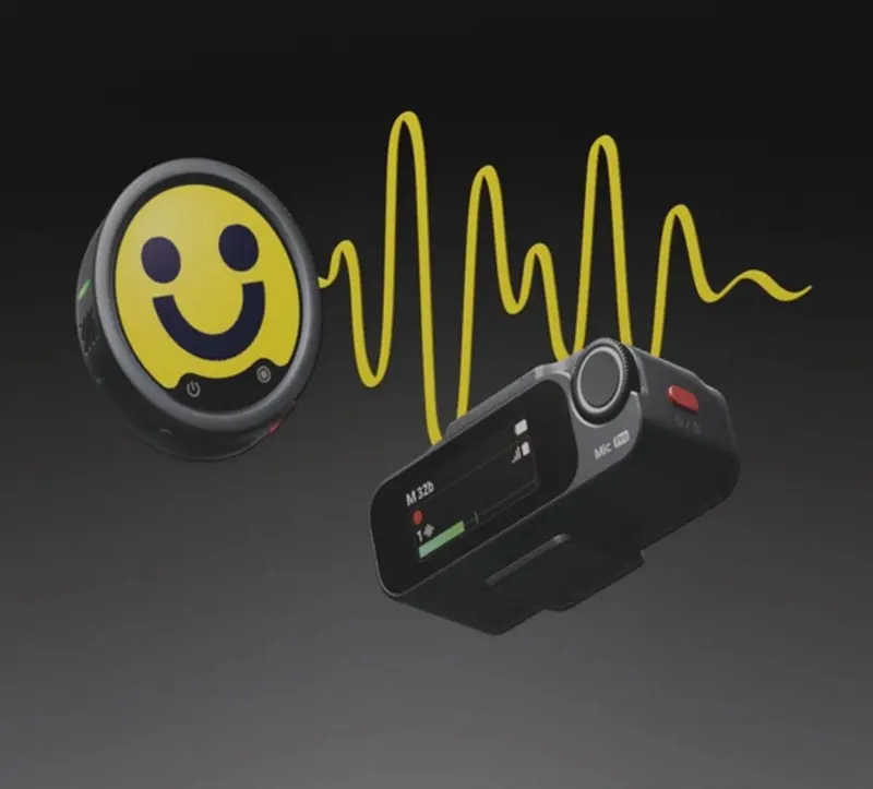 Microfon cu buclă fara fir Insta360 Mic Pro 1 TX + 1 RX (Black) - 12