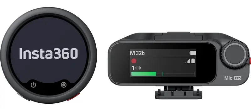 Microfon cu buclă fara fir Insta360 Mic Pro 1 TX + 1 RX (Black) - 3