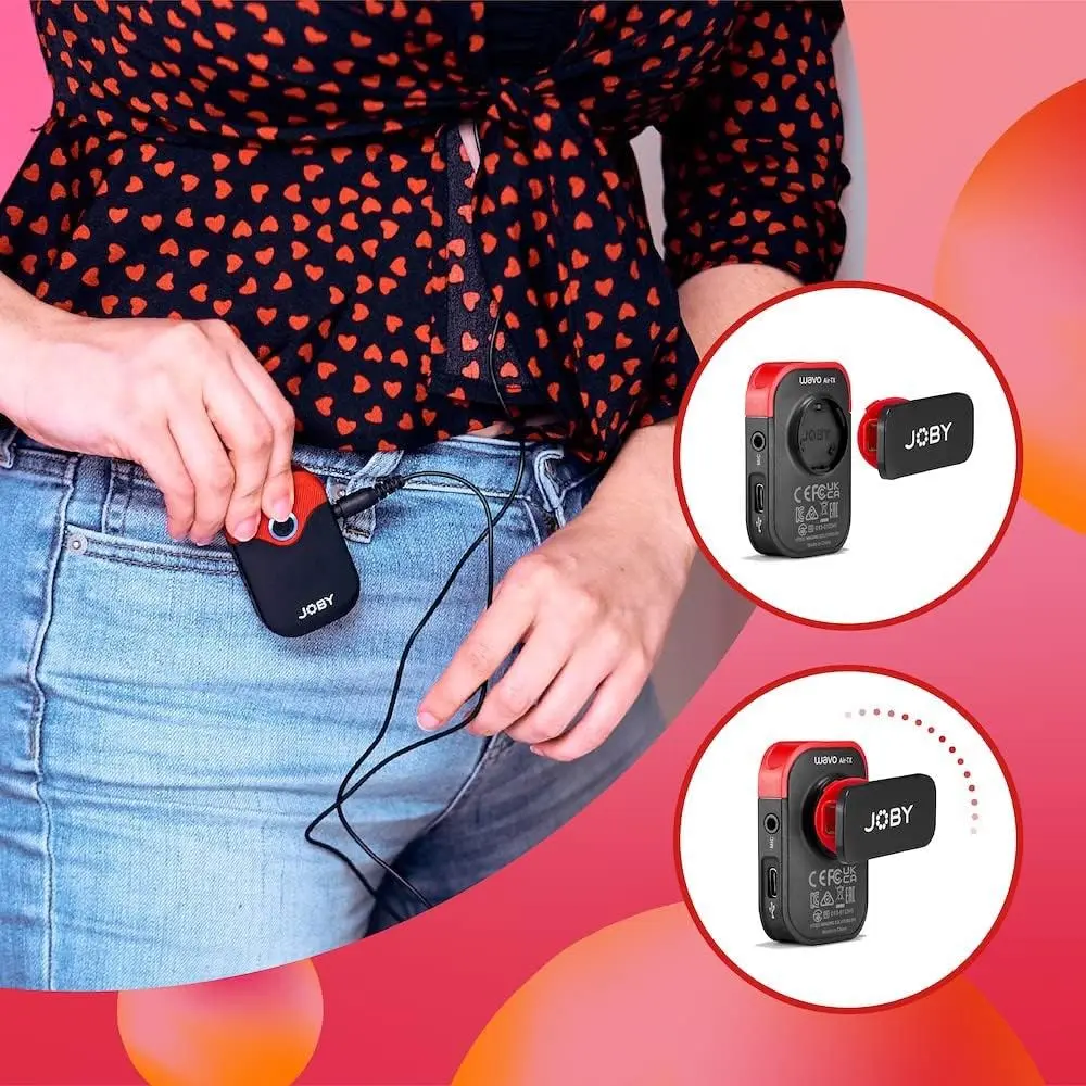 Беспроводная аудиосистема Joby Wavo AIR (Black/Red)