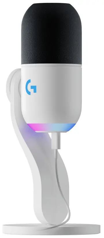 Microfon de masa Logitech Yeti GX (White)