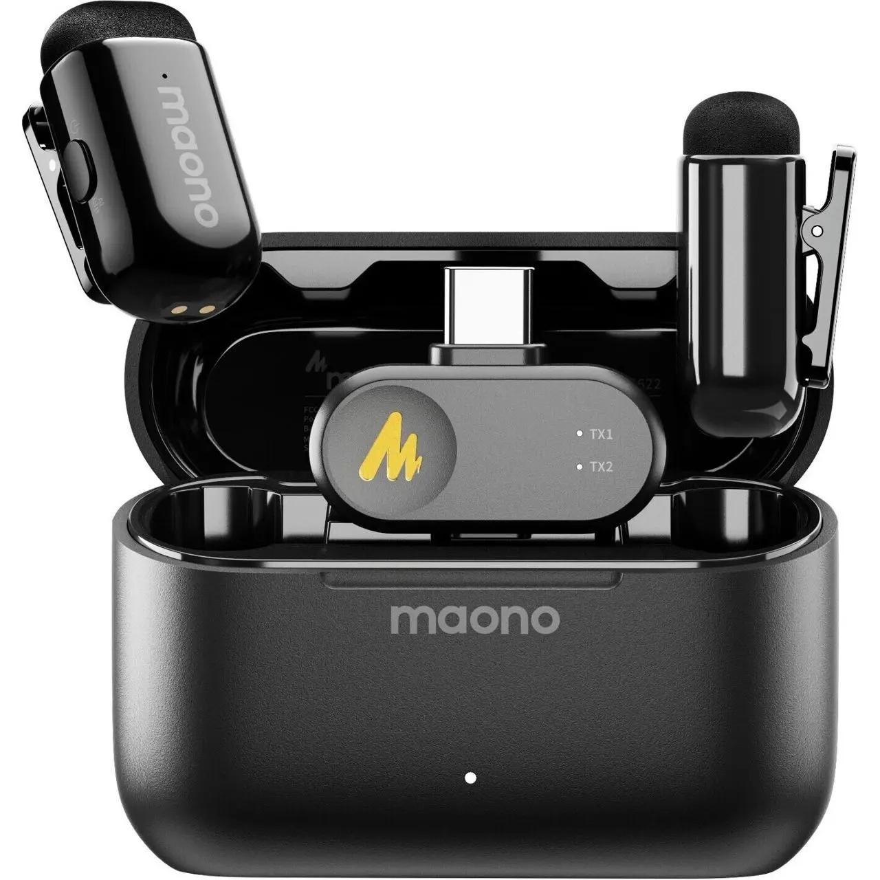 Беспроводной петличный микрофон Maono WM622PC2 (Black) - 5