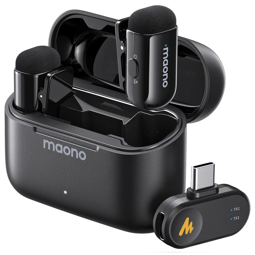 Беспроводной петличный микрофон Maono WM622PC2 (Black)
