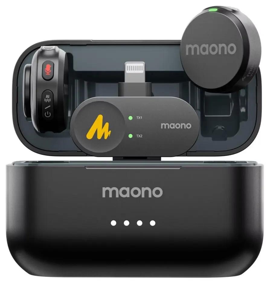 Microfon cu buclă fara fir Maono WM650PB2 (Black)