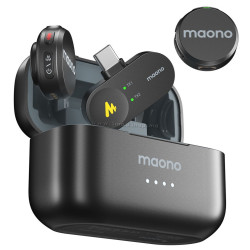 Беспроводной петличный микрофон Maono WM650PC2 (Black) Thumb