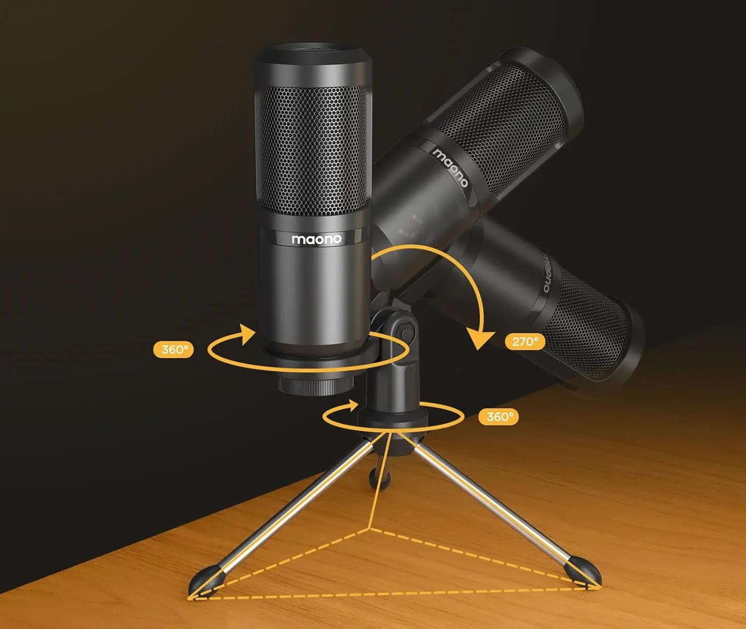 Microfon Maono AU-PM360TR (Black)
