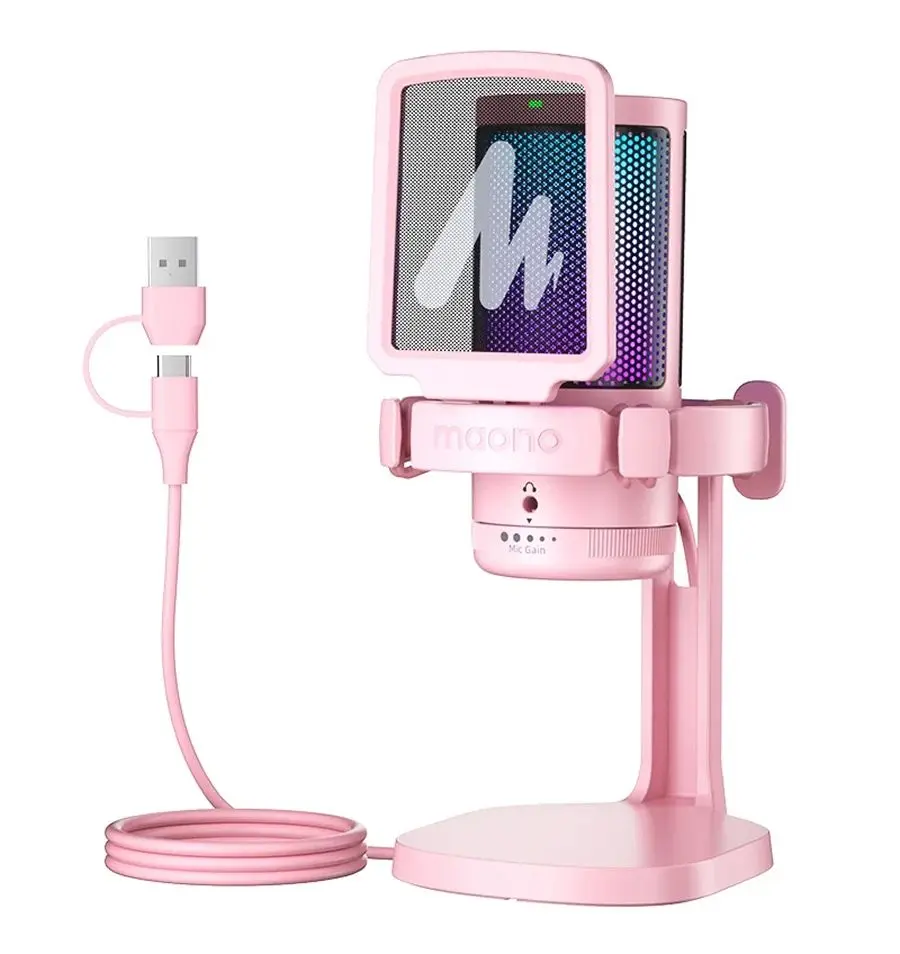 Microfon de masa Maono DGM20 (Pink)