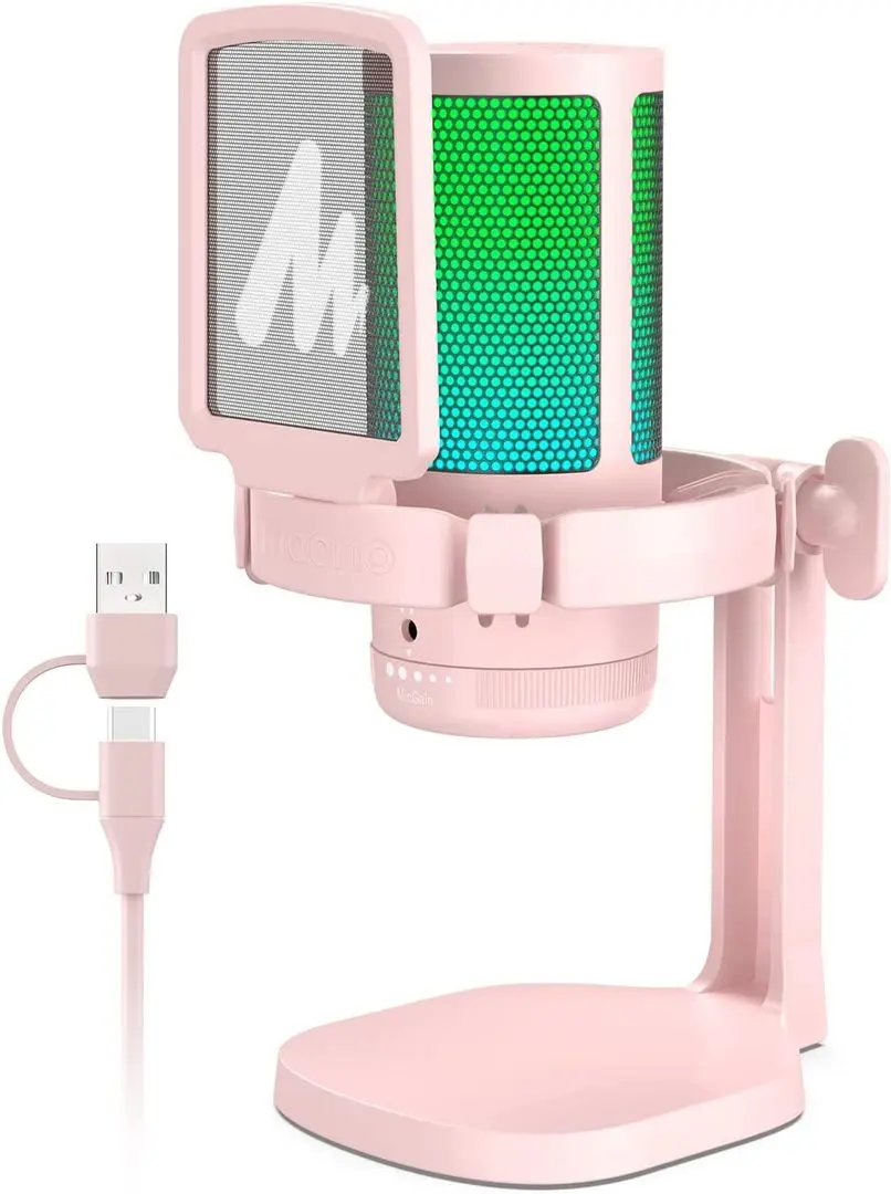 Microfon de masa Maono DGM20 (Pink)