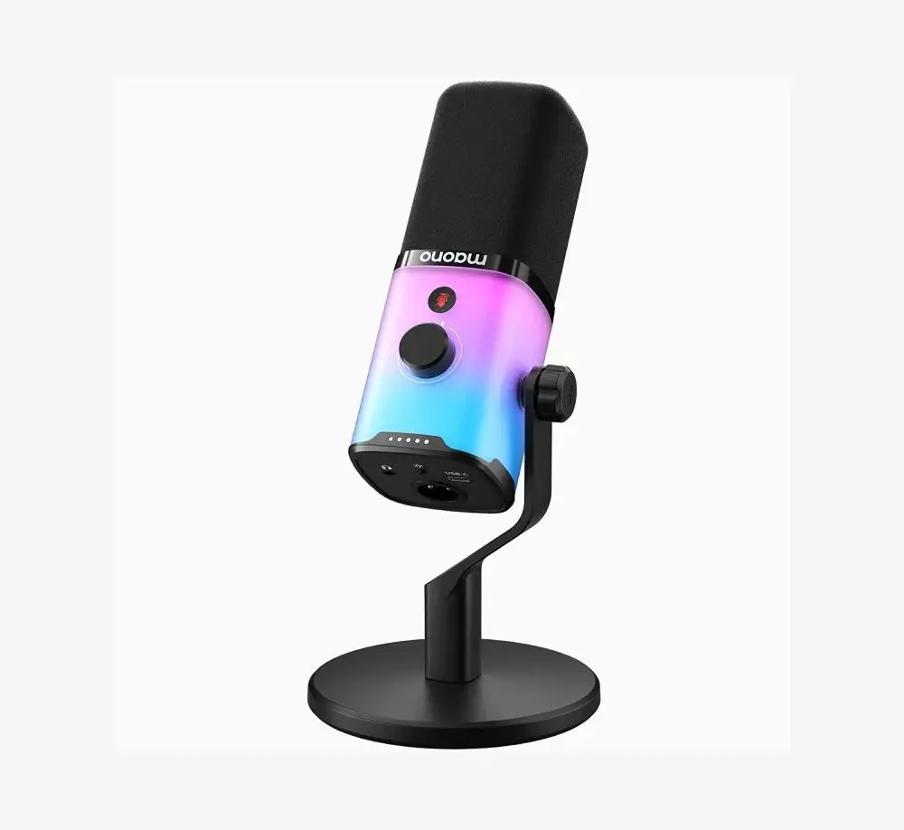 Microfon de masa Maono PD100X RGB (Black)