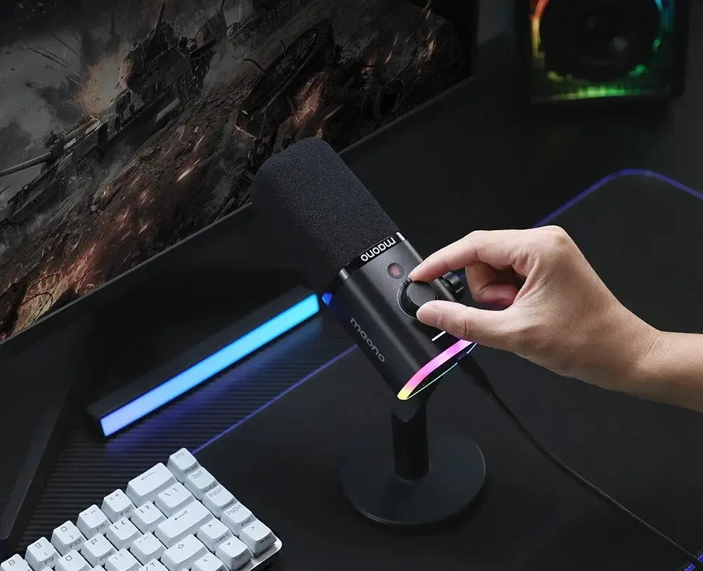 Microfon de masa Maono PD100XSRGB (Black)