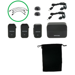 Беспроводной петличный микрофон Patona Premium 9877 (Black) Thumb