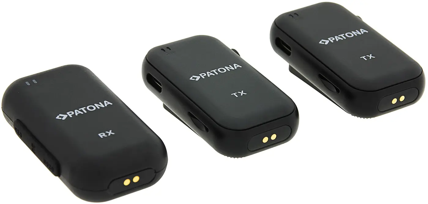 Беспроводной петличный микрофон Patona Premium 9877 (Black) - 5