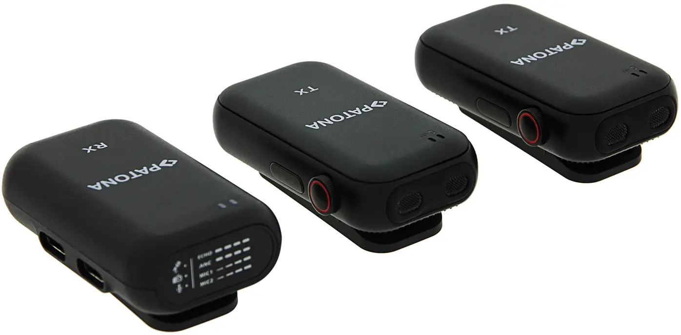 Беспроводной петличный микрофон Patona Premium 9877 (Black) - 6