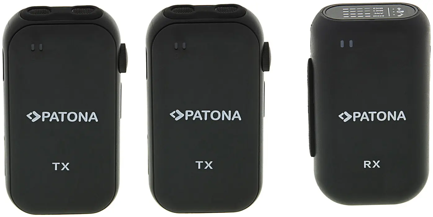 Беспроводной петличный микрофон Patona Premium 9877 (Black) - 8