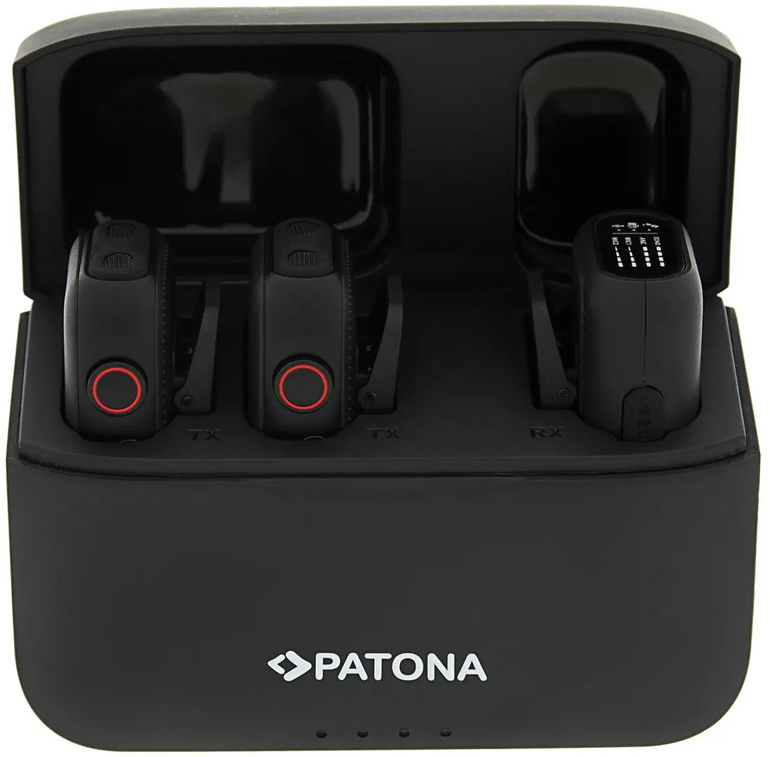 Беспроводной петличный микрофон Patona Premium 9877 (Black)