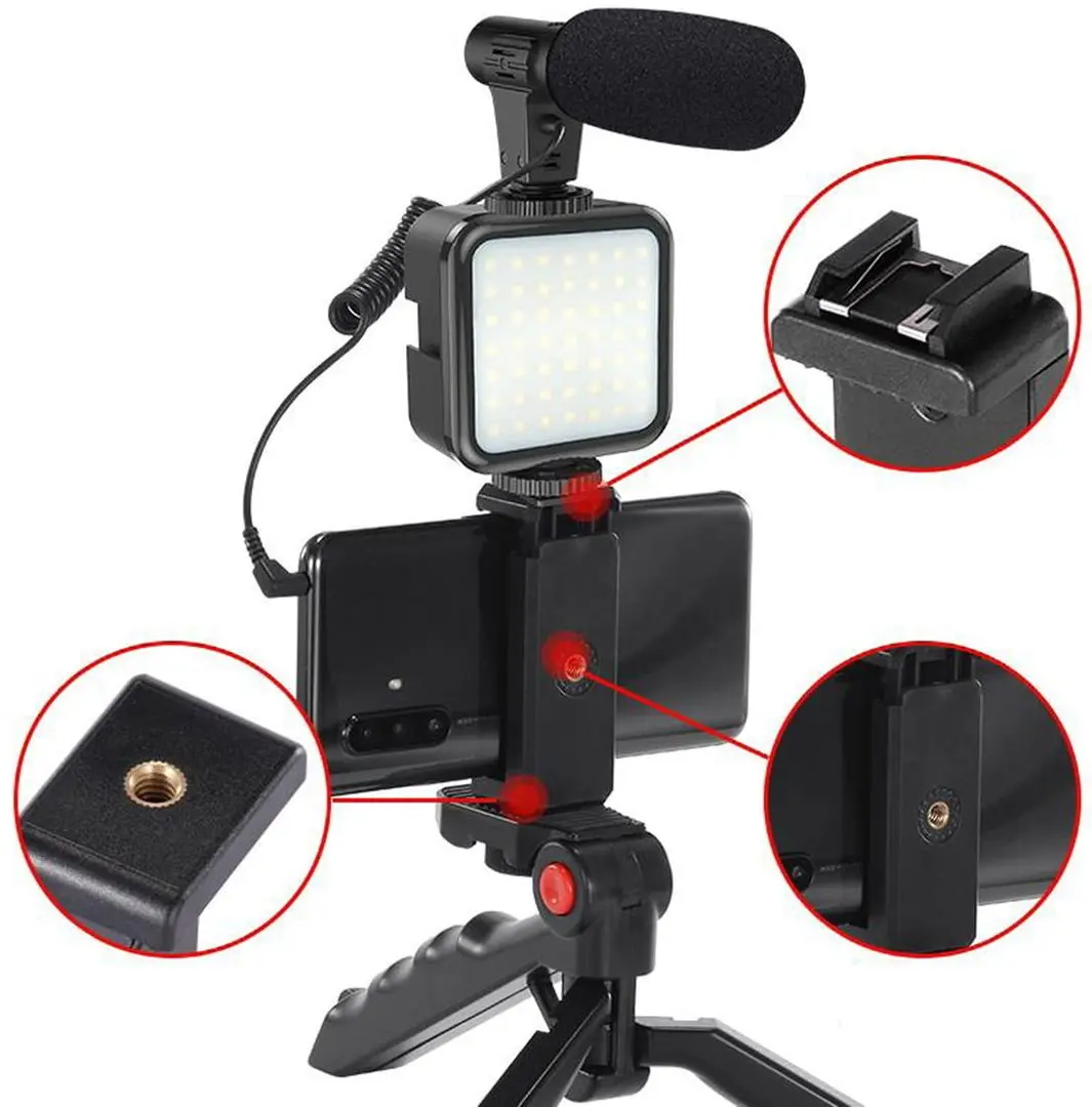 Kit vlogger 4in1 Platinet 45596 (Black) - 6