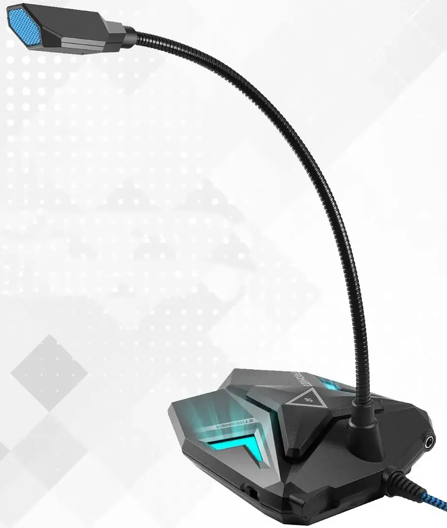 Microfon Promate Streamer (Black/Blue)