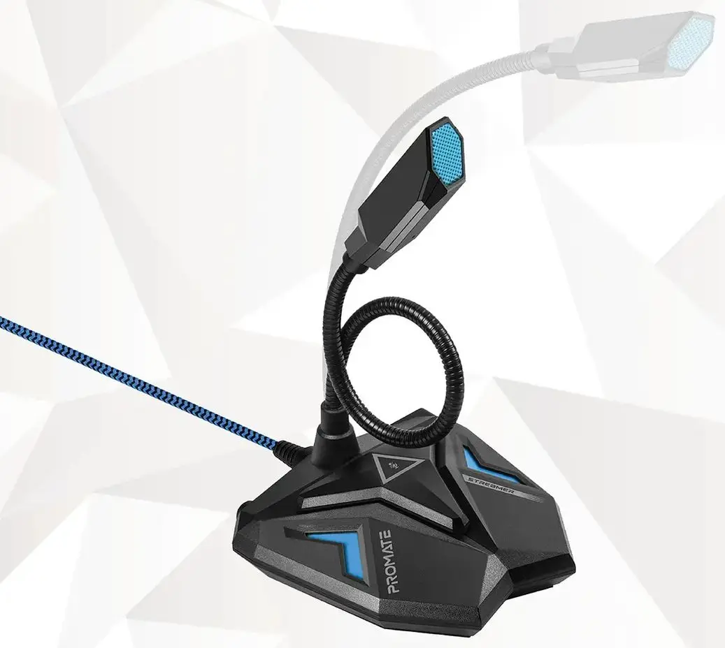 Microfon Promate Streamer (Black/Blue)