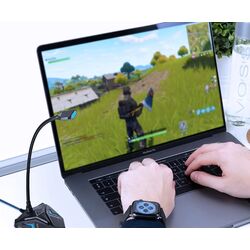 Microfon Promate Streamer (Black/Blue) Thumb