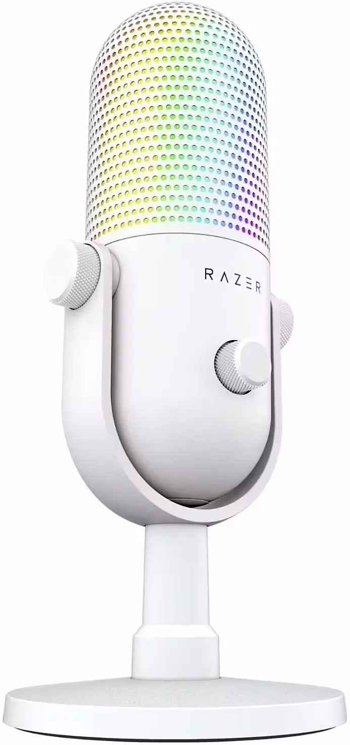 Microfon de masa Razer Seiren V3 Chroma (White) - 3