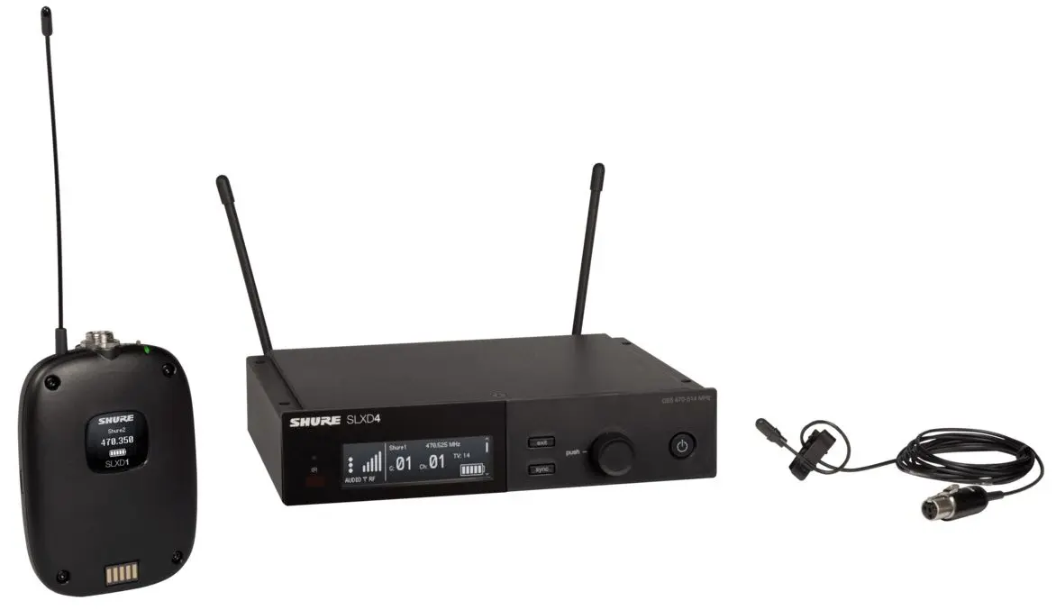 Sistem radio Shure SLXD14/DL4 (Black)