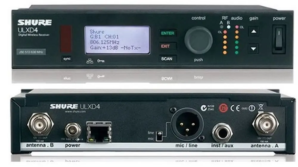 Sistem radio Shure ULXD24/Beta58 G51 (Black)