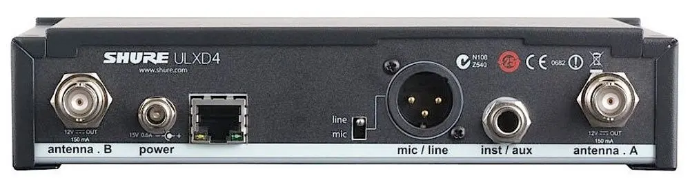 Sistem radio Shure ULXD24/Beta58 G51 (Black)